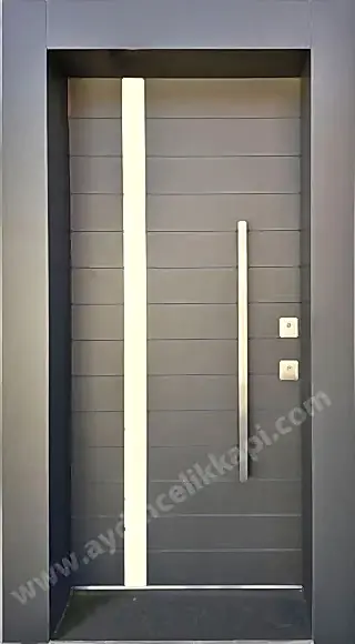 Çelik kapı 19, Antrasit gri çelik kapı