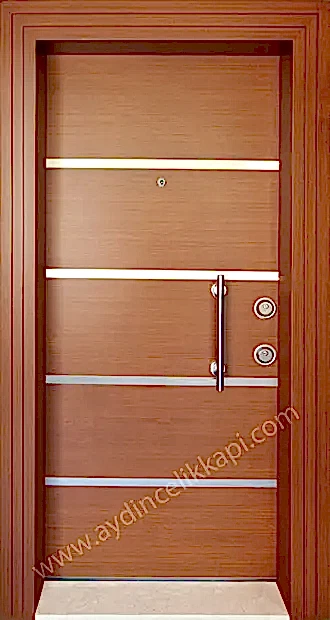Çelik kapı 25. Paslanmazlı çelik kapı