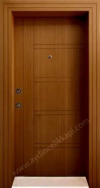 Çelik kapı 26. naturel tik çelik kapı